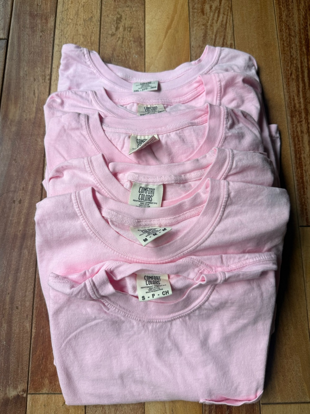 BRAND NEW Comfort Colors Pocket T-Shirt Blossom Pink
